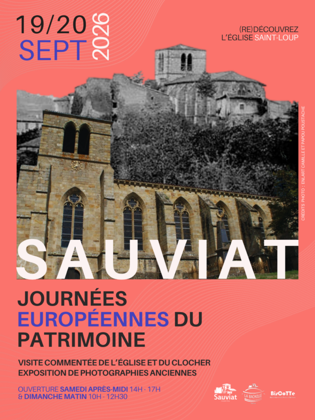 🏛️ JOURNÉES EUROPÉENNES DU PATRIMOINE À SAUVIAT